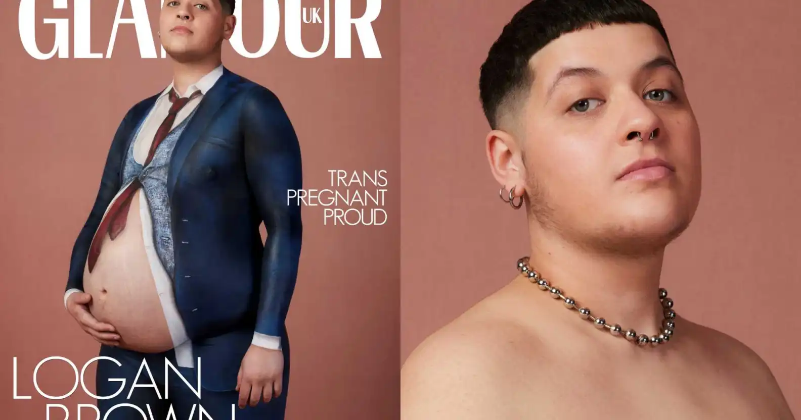 Glamour magazine’s pregnant trans man cover hailed as ‘incredible’ milestone