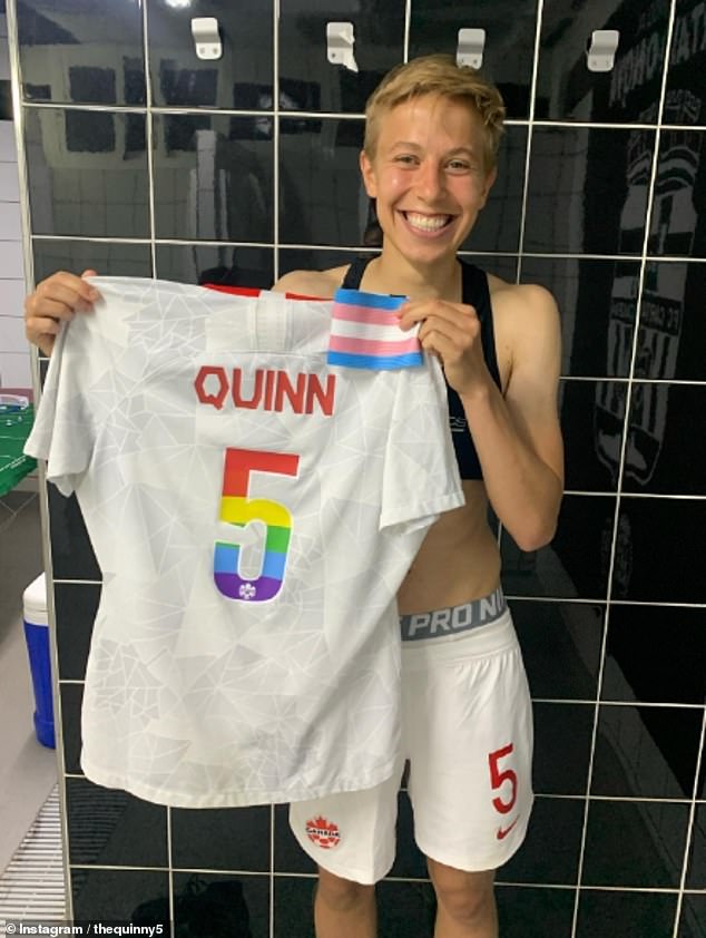 Transgender player Quinn shaking up the Women’s World Cup: Non-binary Canada midfielder no longer identifies as a woman