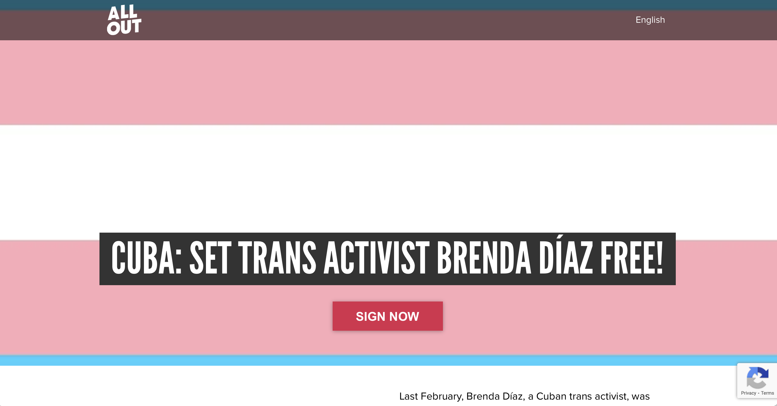 Cuba: Set Trans Activist Brenda Díaz Free!